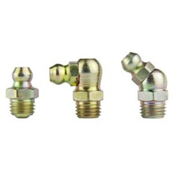 45 DEG METRIC GREASE NIPPLE (M8 x 1 TAPERED) 5pck