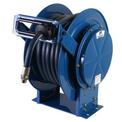 TWIN PEDESTAL DIESEL REEL 25mm x 20m
