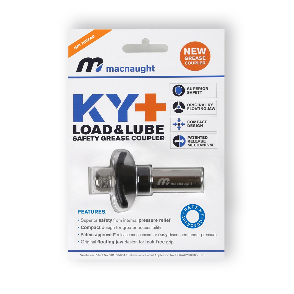 KY+ Safety Locking Grease Coupler, Grease Gun Tips