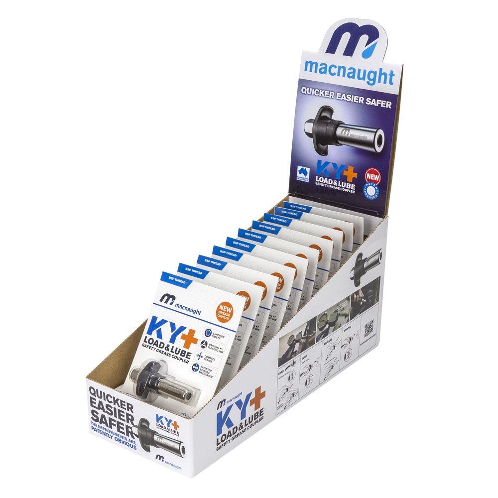 KYPLUS GREASE COUPLER (NPT) 10PK - Macnaught - Macnaught