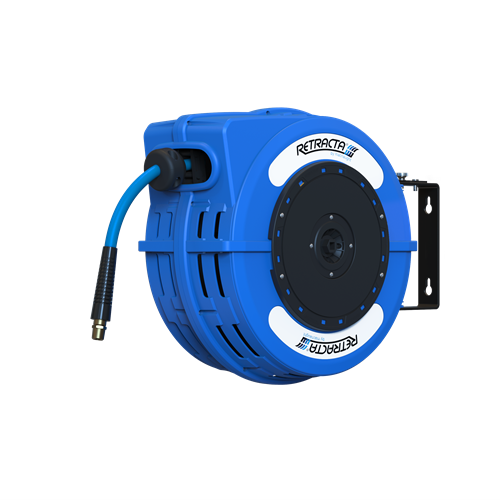 RETRACTA HOSE REEL (BLUE) - AIR/WATER 3/8 X 15M HOSE Place hold only - -  Macnaught