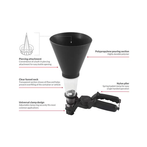 Universal Clamping Funnel