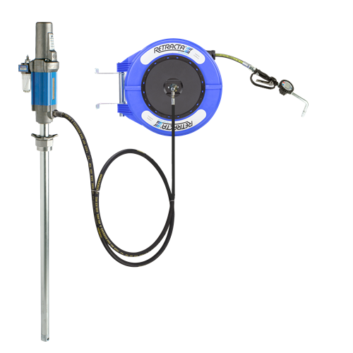 Oil System-3:1 R-Series Pump with Retracta Reel and Metered