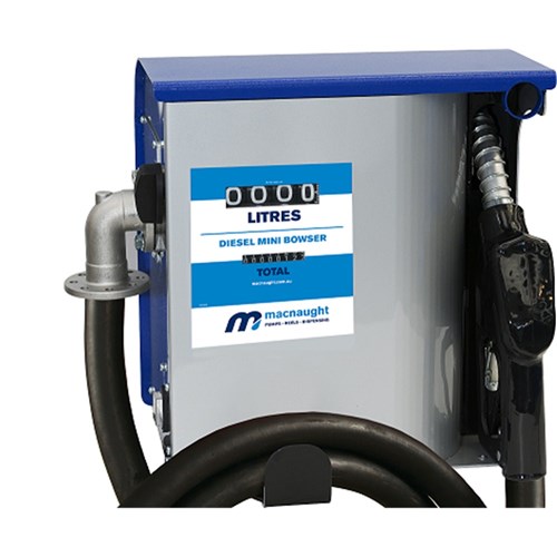 240V DIESEL MINI BOWSER 100LPM - 4m Hose