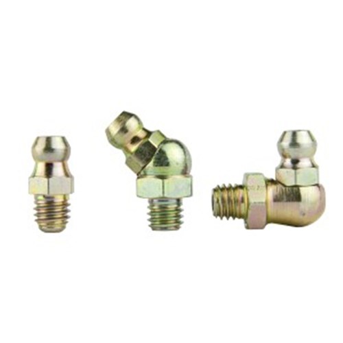 45 DEG METRIC GREASE NIPPLE (M6 x 1 TAPERED) 5pck