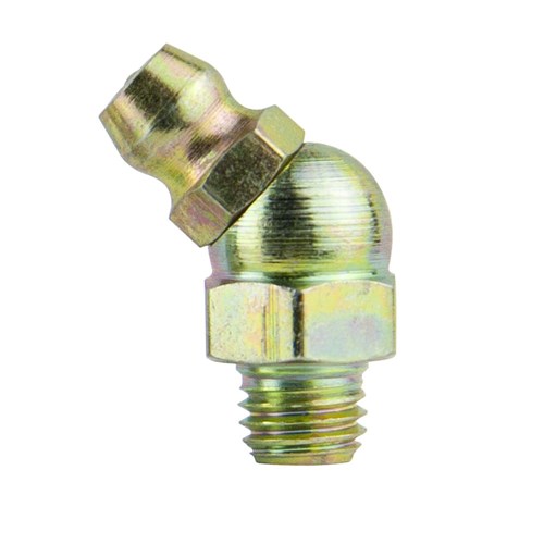 45 DEG METRIC GREASE NIPPLE (M8 x 1 TAPERED) 50pck