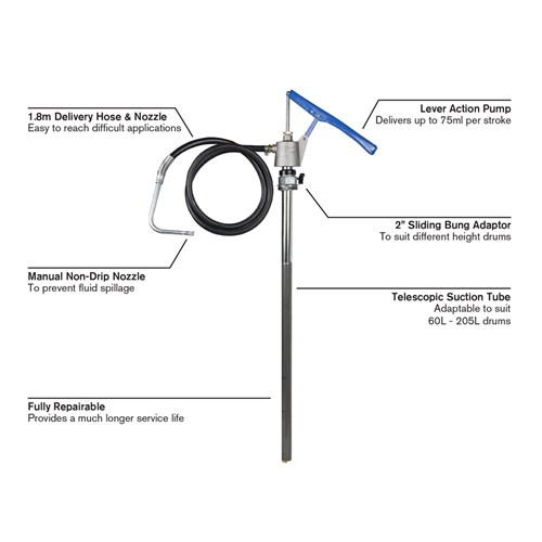 LEVER ACTION GEAR OIL PUMP